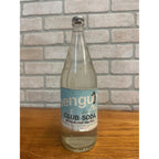 Vintage Penguin Club Soda - Harra Beverages Glass Soda Bottle Oshkosh Wis