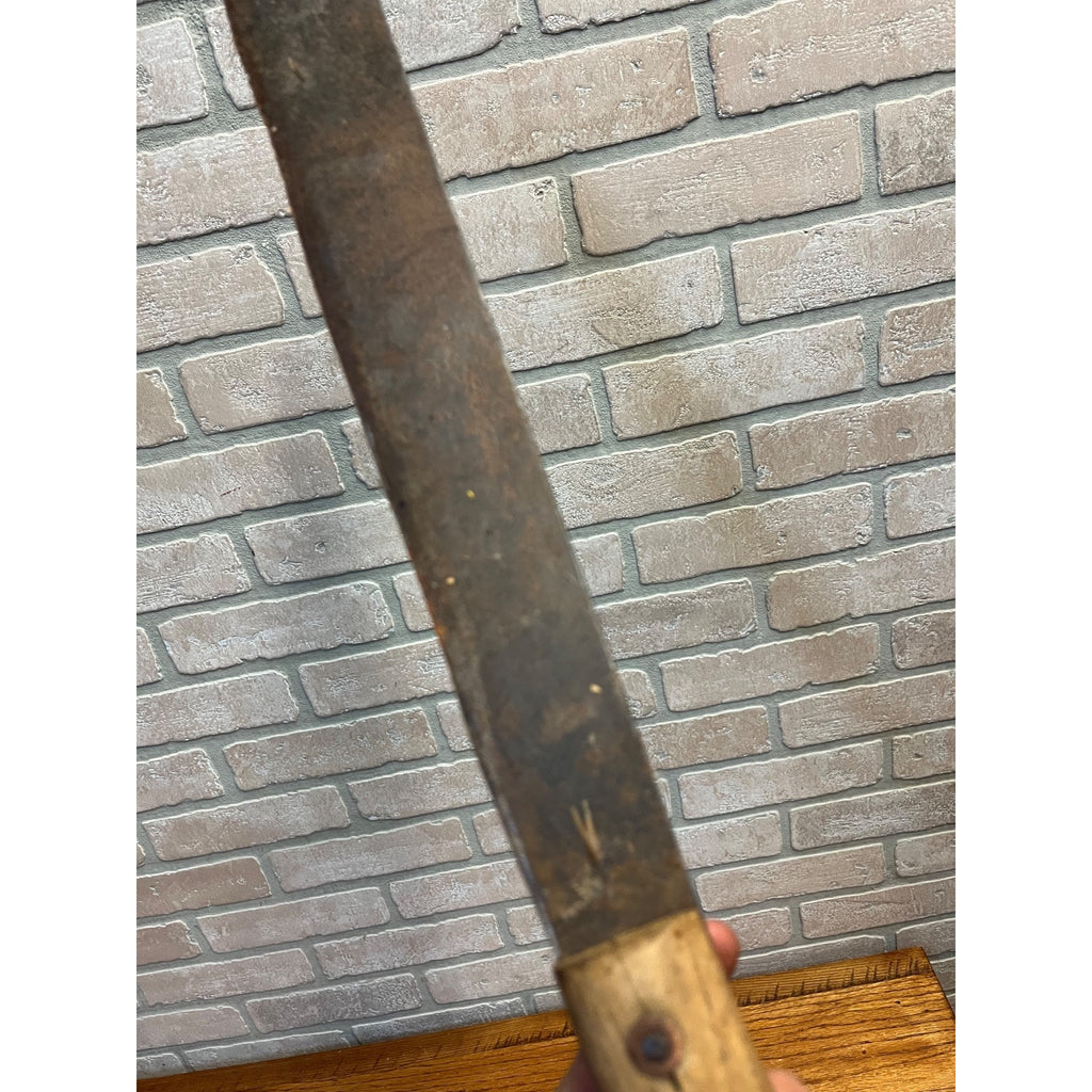 Antique Early Primitive Harvest Knife Cutter Tool Cabin Wall Decor