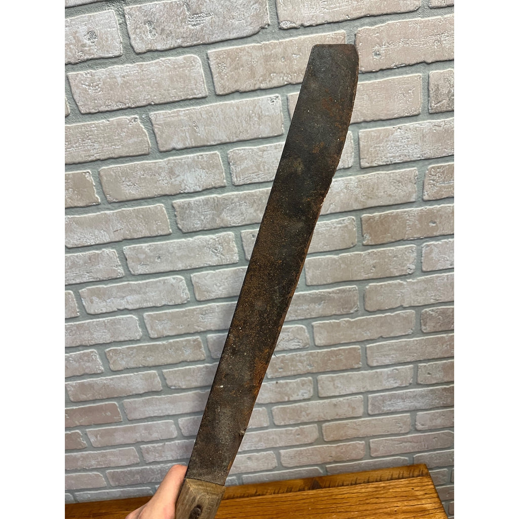 Antique Early Primitive Harvest Knife Cutter Tool Cabin Wall Decor