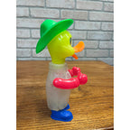 Vintage Duck Plastic Candy Container Bottle Toy Figure MCM 1970s?