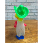 Vintage Duck Plastic Candy Container Bottle Toy Figure MCM 1970s?