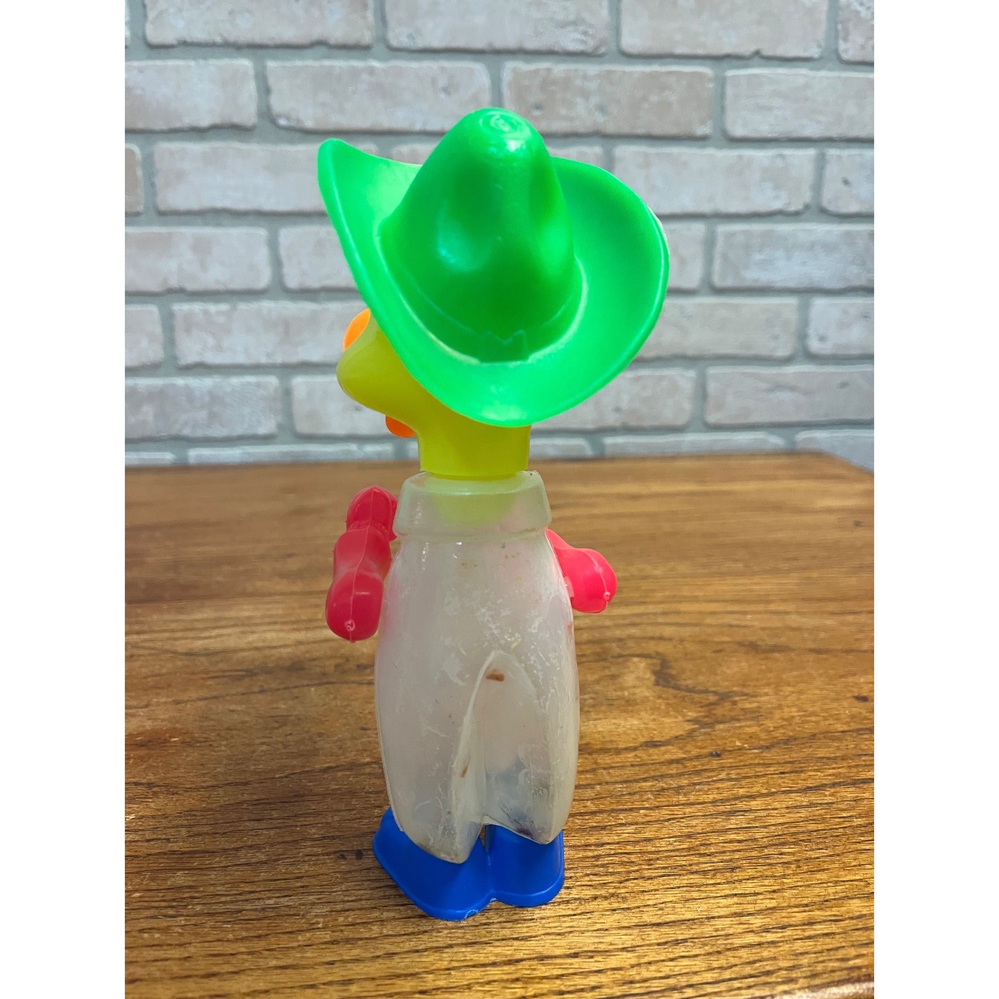 Vintage Duck Plastic Candy Container Bottle Toy Figure MCM 1970s?