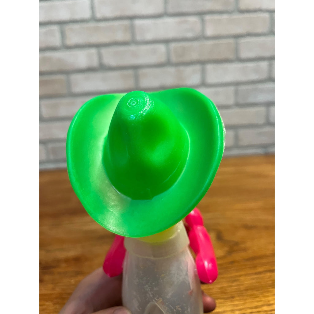 Vintage Duck Plastic Candy Container Bottle Toy Figure MCM 1970s?
