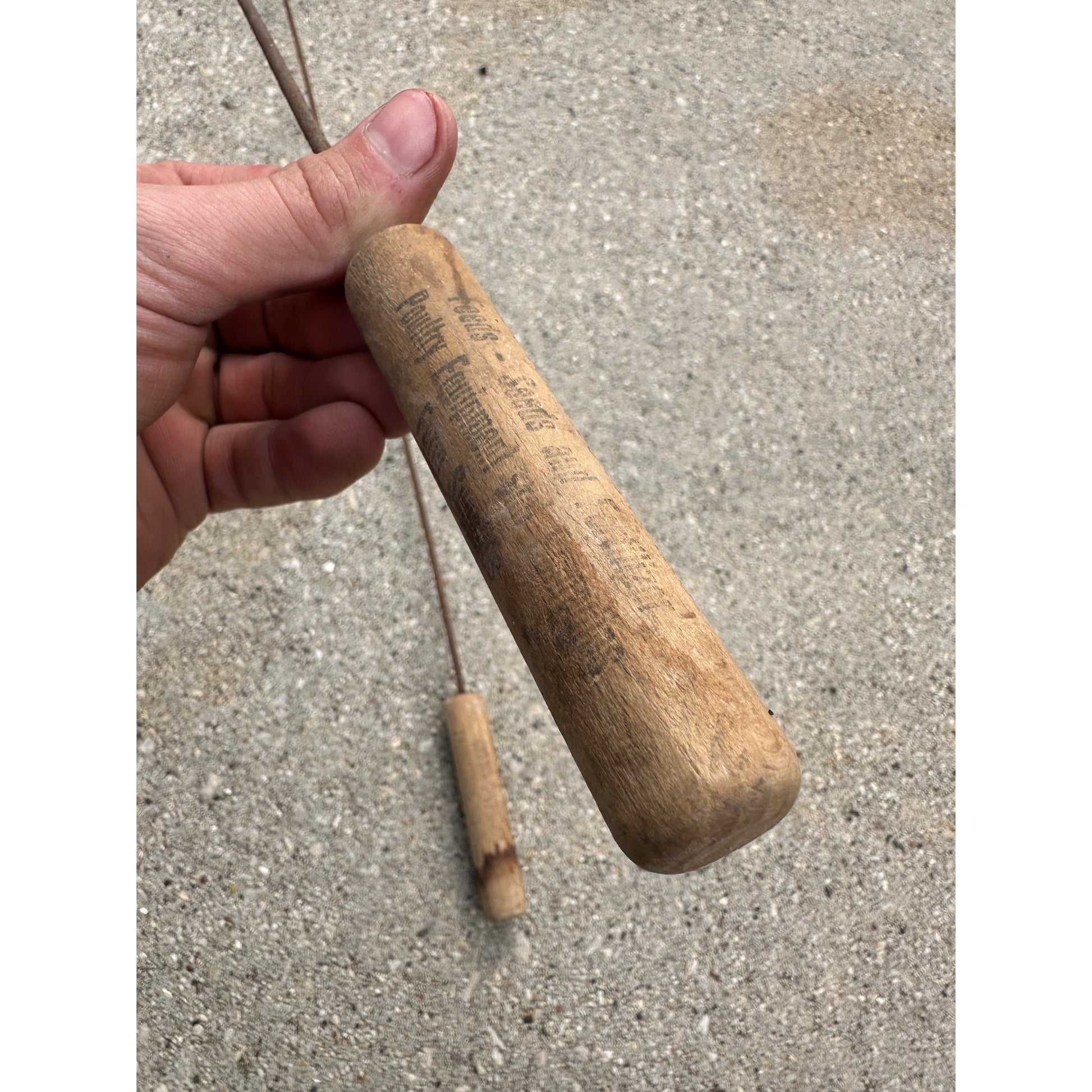 Primitive Farm Tool Chicken Catcher Poultry Advertising Feeds Equipment (2)