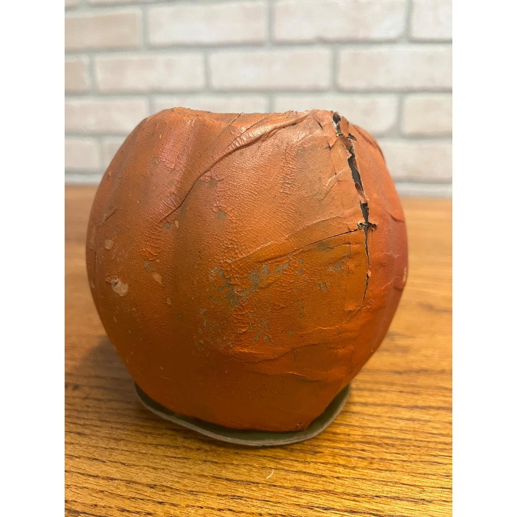 Antique Original German Halloween 4.5" Jack O' Lantern JOL Vintage Pressed Cardboard