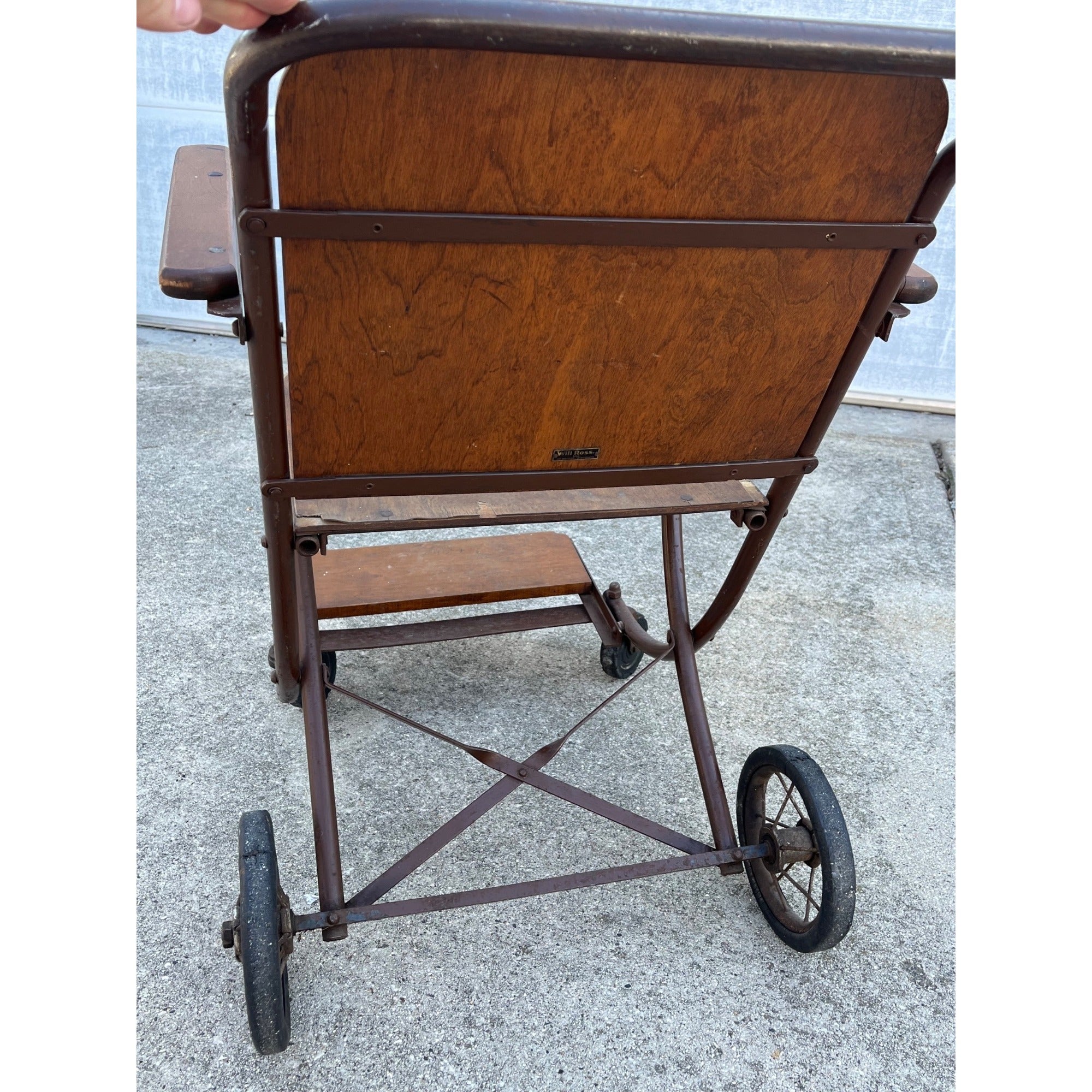 Vintage Will Ross Inc. Hospital Convalescent Tuberculosis Patient Wheel Chair