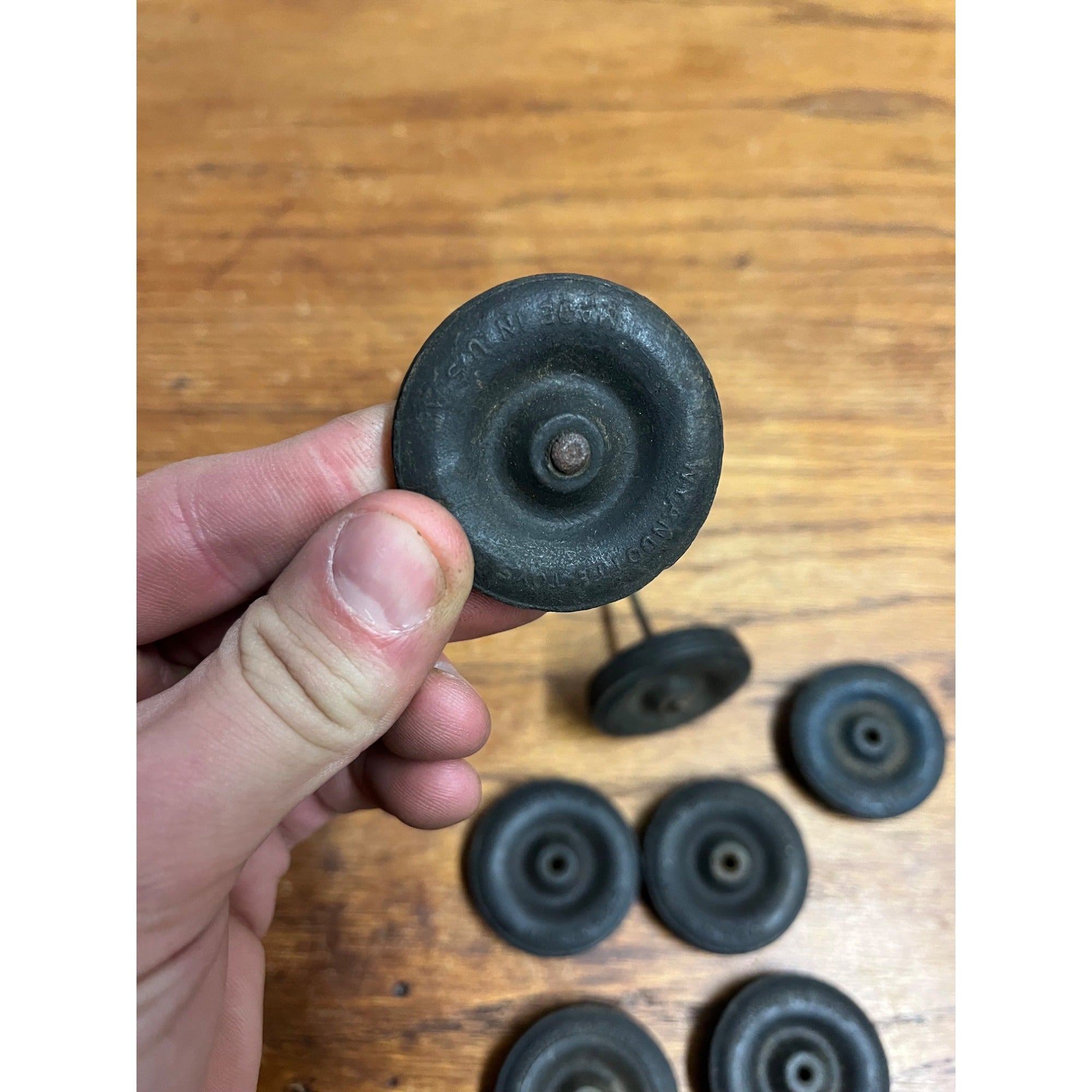 Vintage Wyandotte 1.5" Replacement Original Rubber Tires Wheels Lot (8)