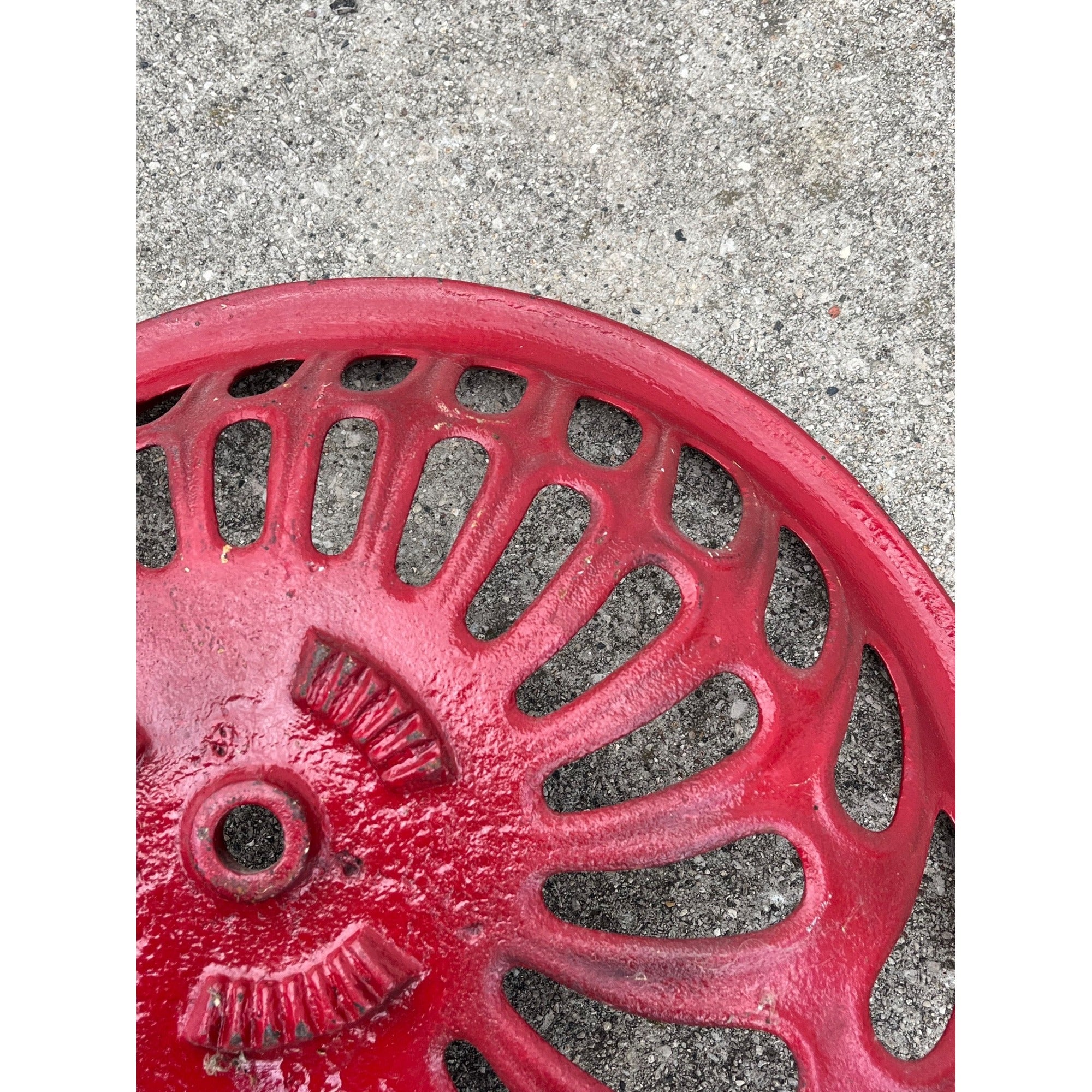 Antique Champion Cast Iron Tractor Farm Implement Seat  -- Repainted