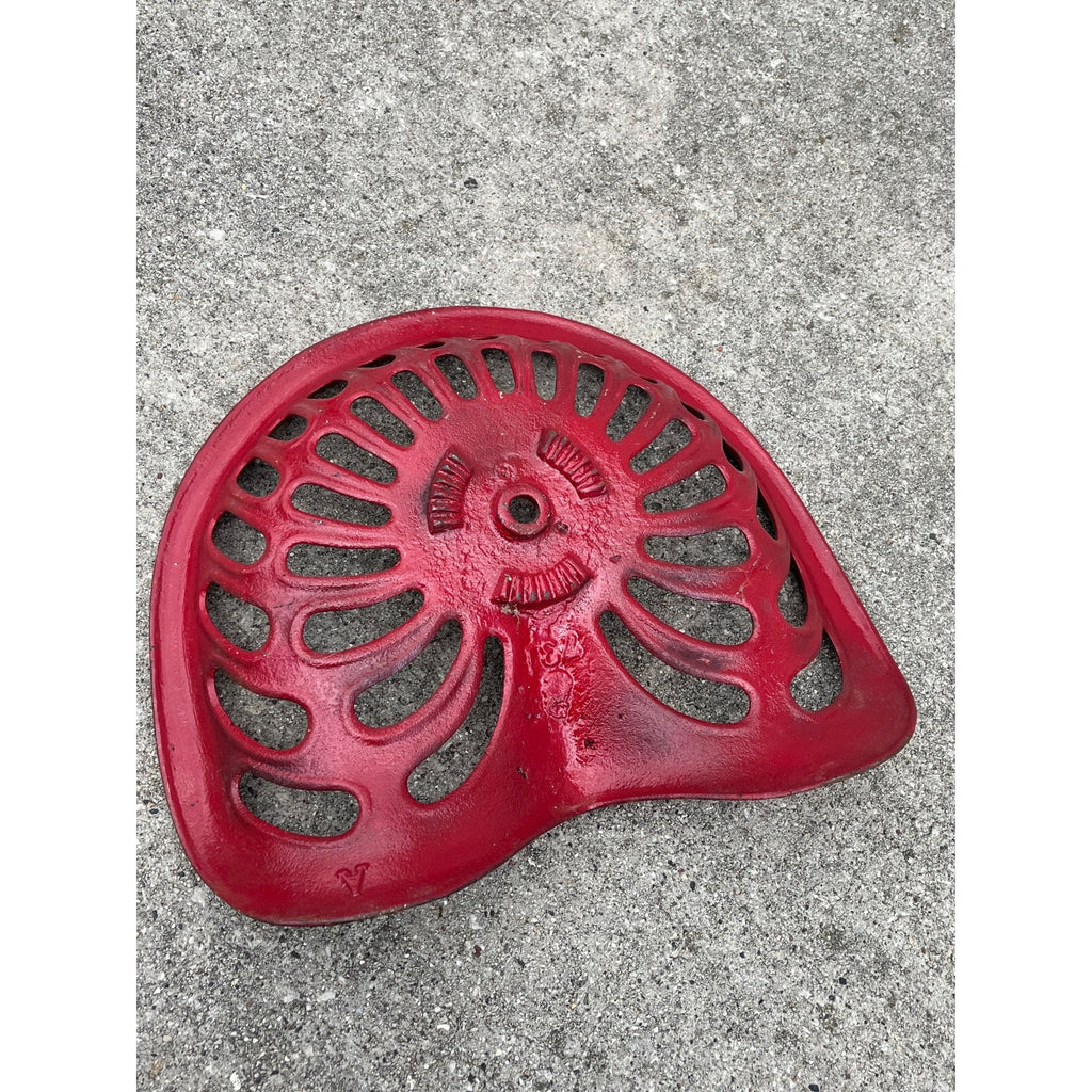 Antique Champion Cast Iron Tractor Farm Implement Seat  -- Repainted