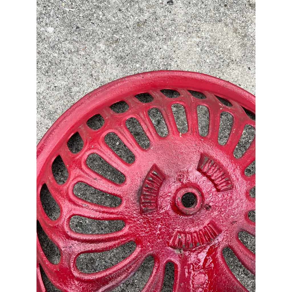 Antique Champion Cast Iron Tractor Farm Implement Seat  -- Repainted