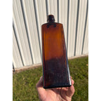 Antique Lash's Kidney & Liver Bitters Amber Embossed Apothecary Medicine Bottle
