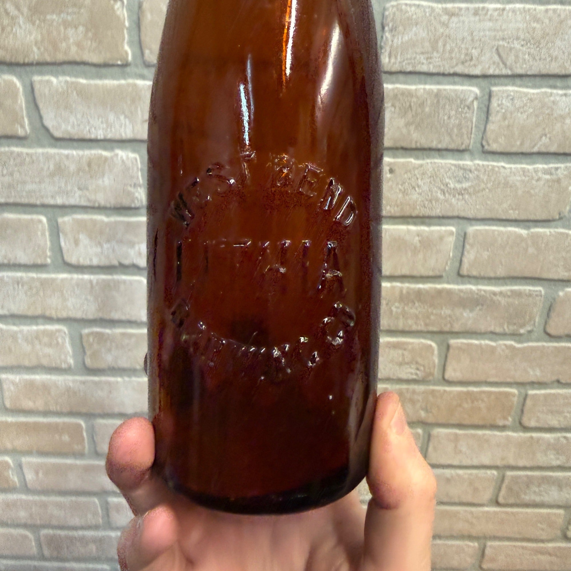 Pre Prohibition West Bend Lithia Company Beer Bottle Wisconsin WI