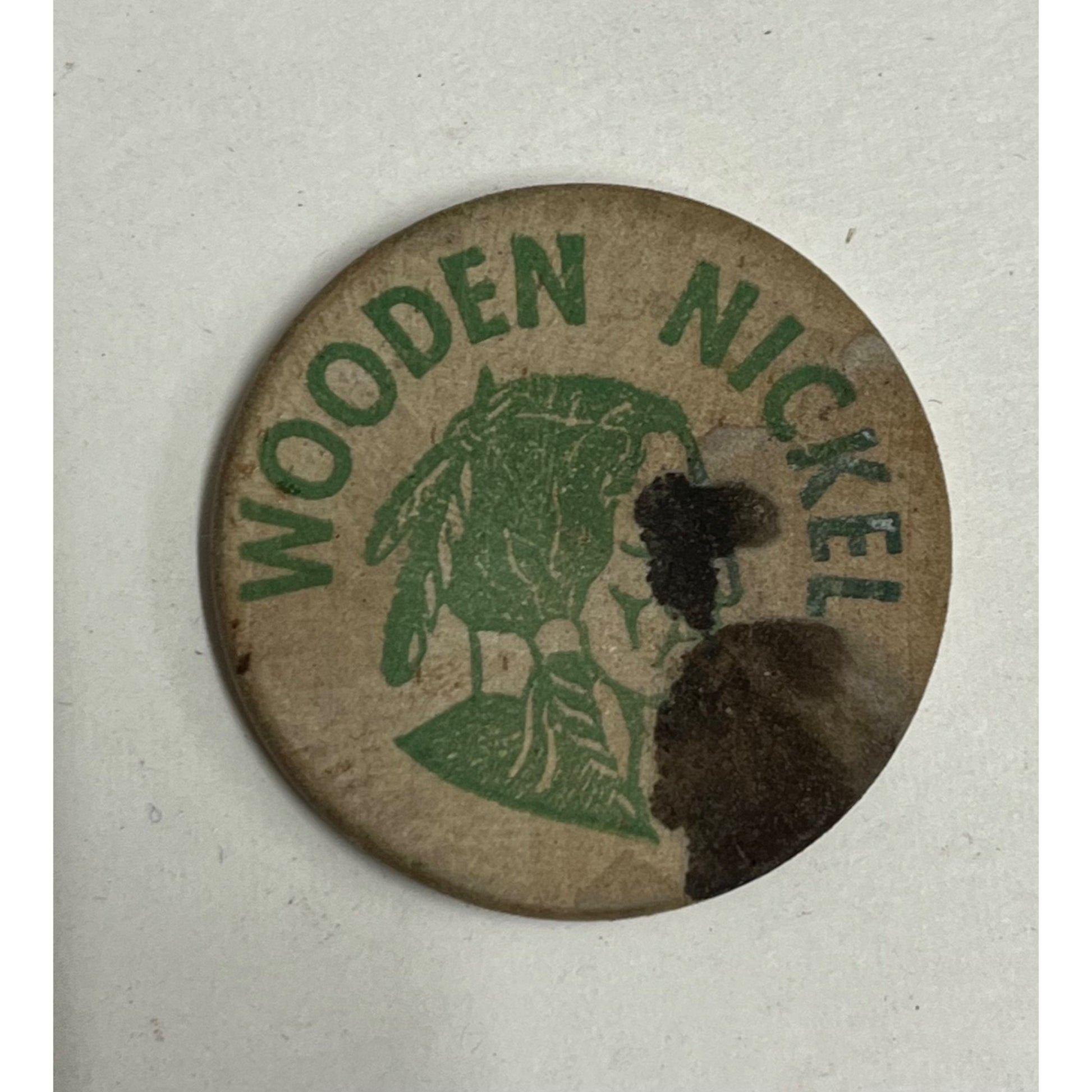 Vintage Schnitzelhaus Restaurant Bar Milwaukee Wisconsin Wooden Drink Trade Token