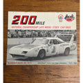 1972 Stock Car 200 Mile Race National Championship Souvenir Program Wisconsin
