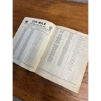 1972 Stock Car 200 Mile Race National Championship Souvenir Program Wisconsin