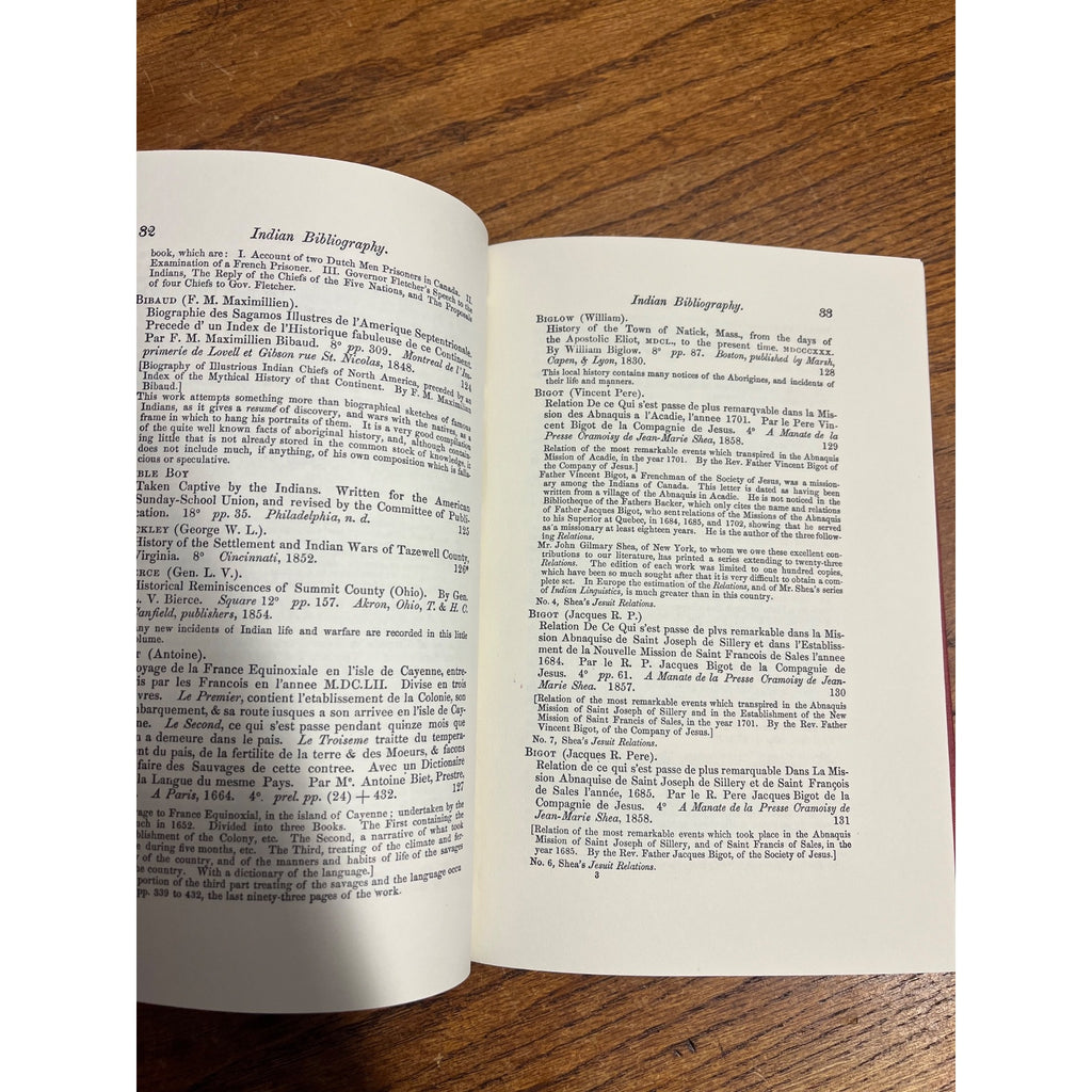 An Essay Towards An Indian Bibliography - Library Thomas Field HC Book 1991