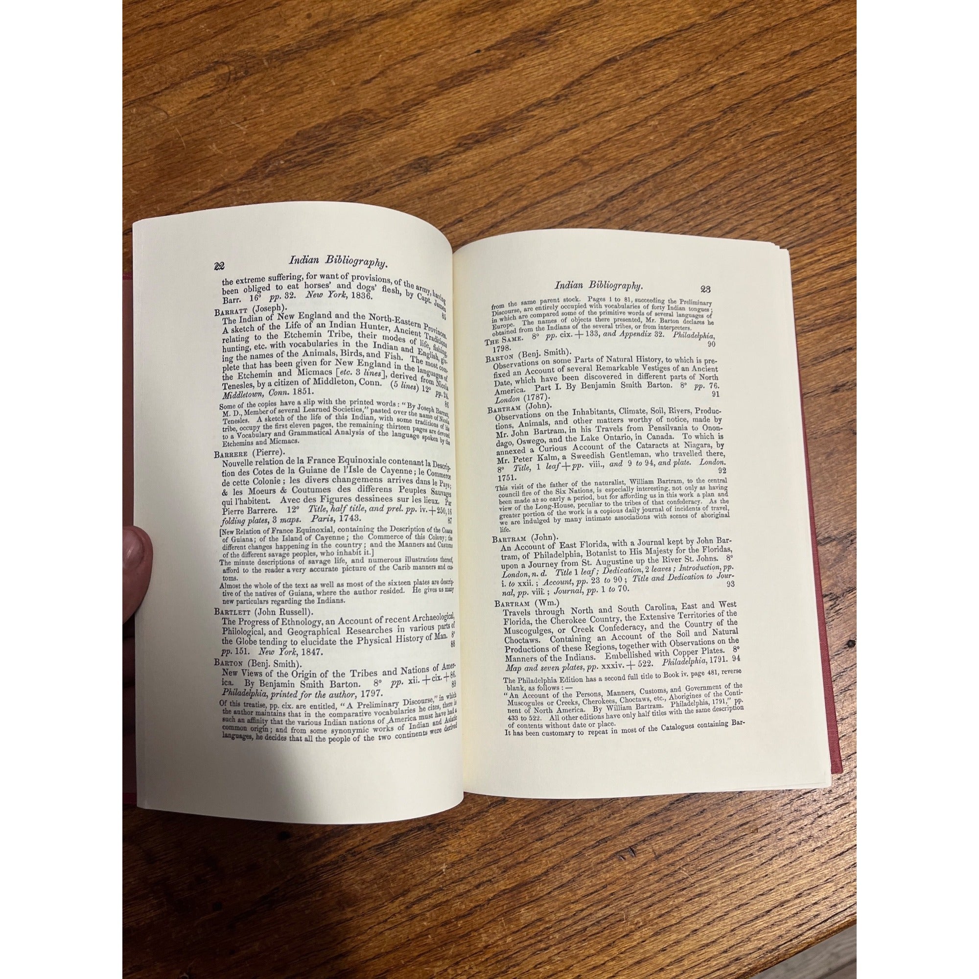 An Essay Towards An Indian Bibliography - Library Thomas Field HC Book 1991