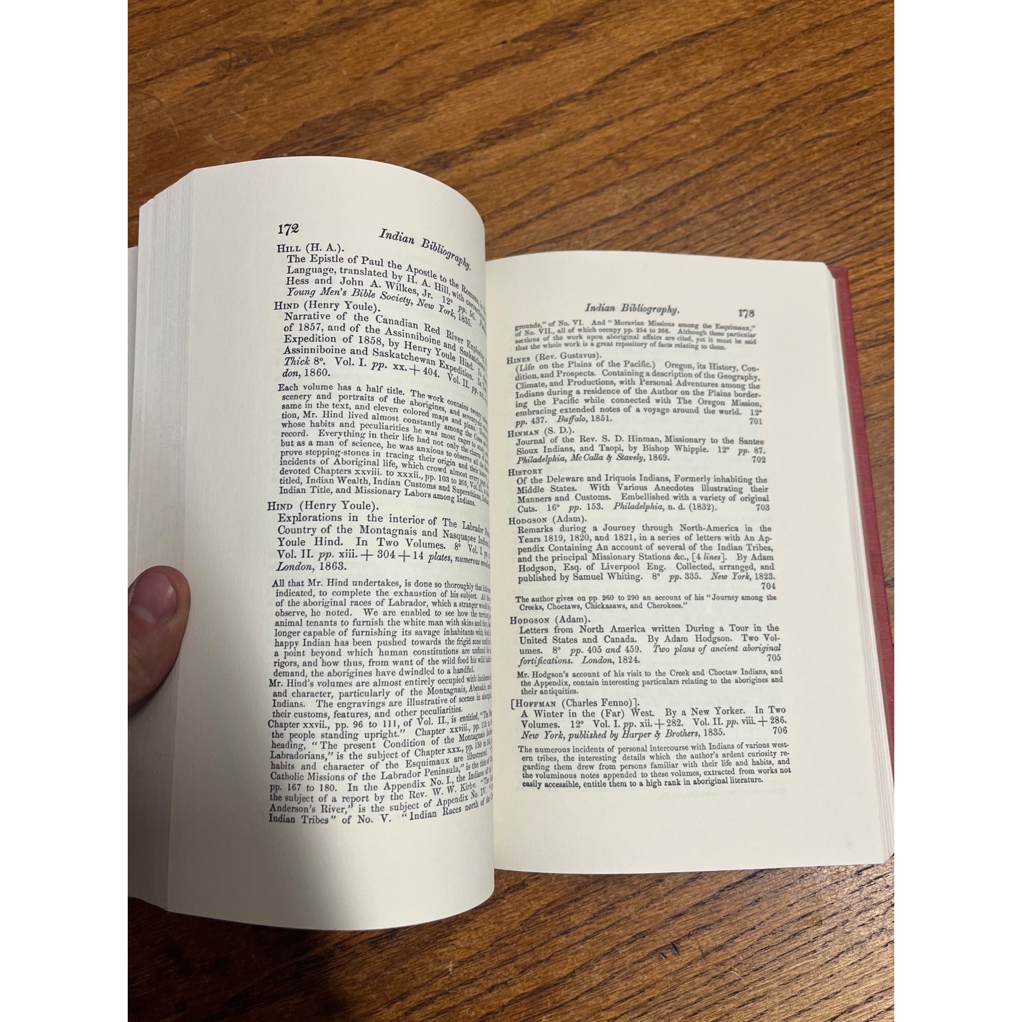 An Essay Towards An Indian Bibliography - Library Thomas Field HC Book 1991