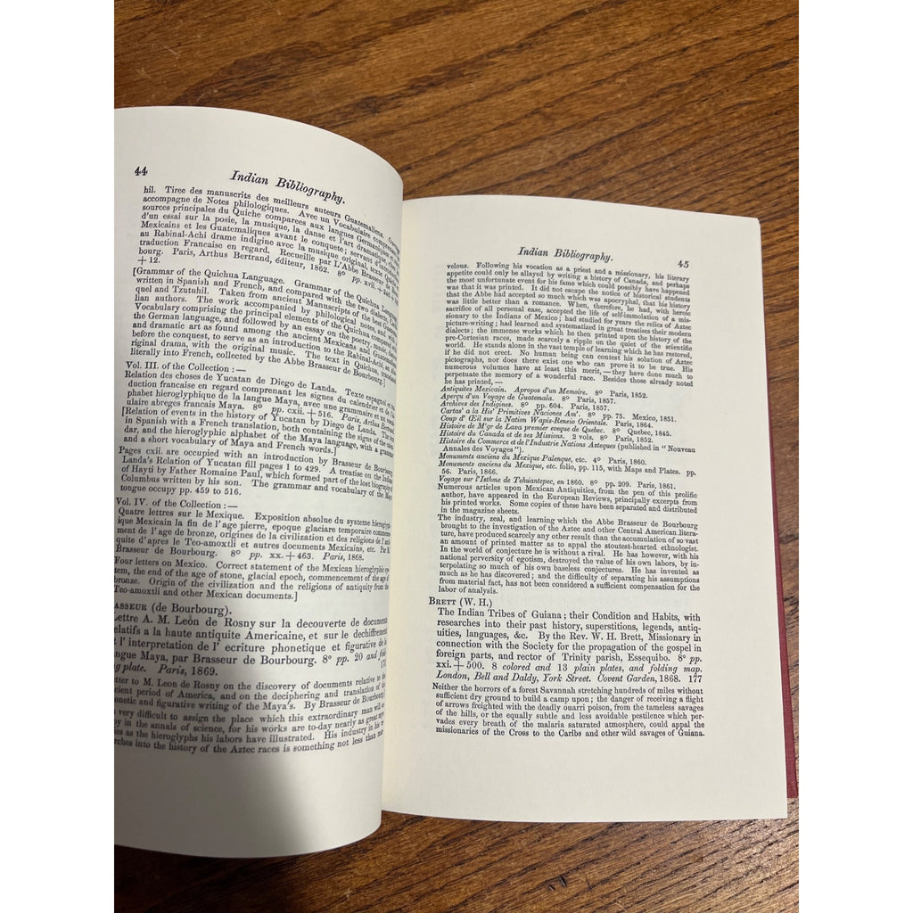 An Essay Towards An Indian Bibliography - Library Thomas Field HC Book 1991