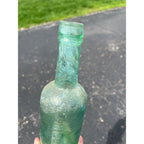 Antique Lea & Perrins Worcestershire Sauce Bottle c1890s Farmhouse Decor 8.75"