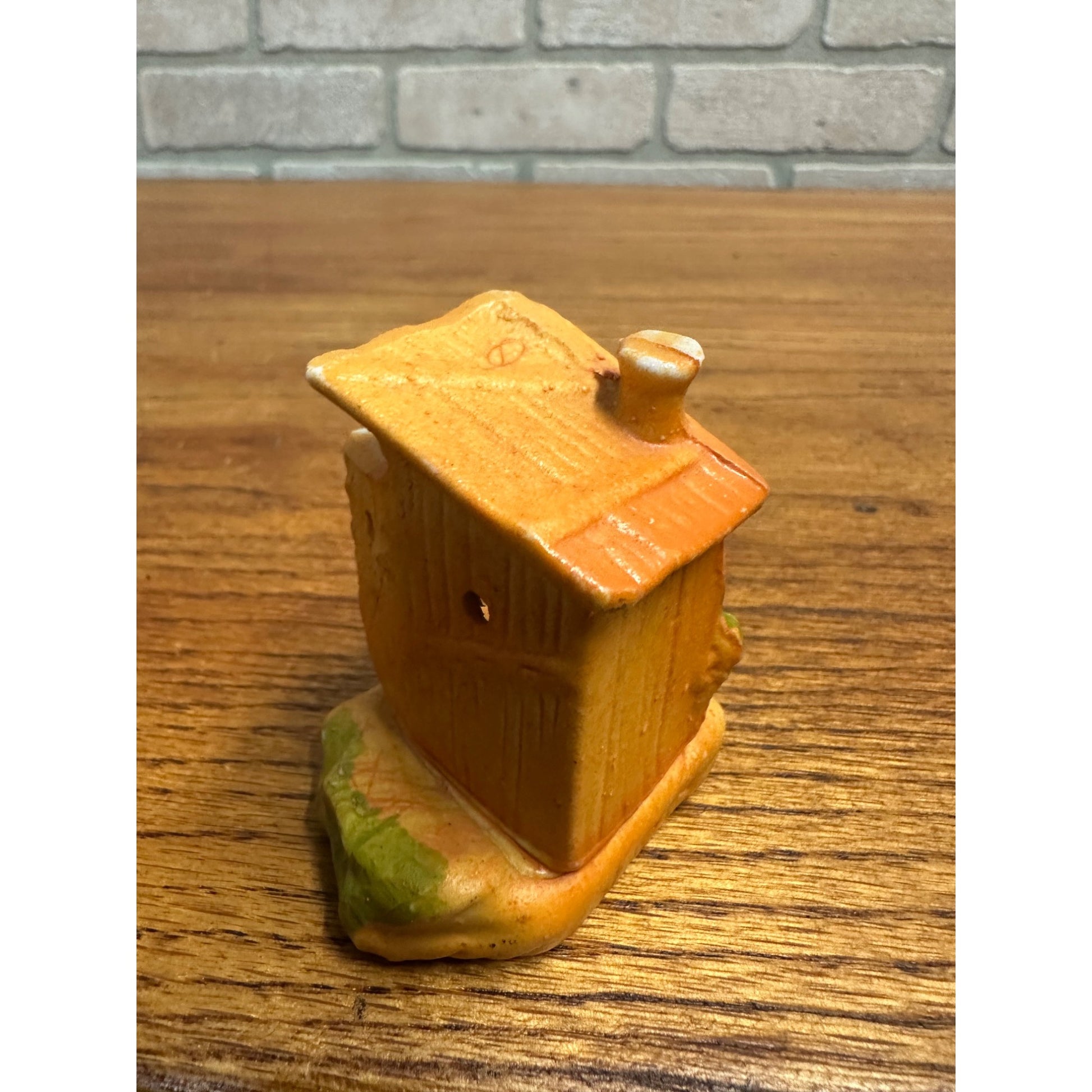 Vintage Black Americana Bisque Japan Figure Peeping at the Outhouse