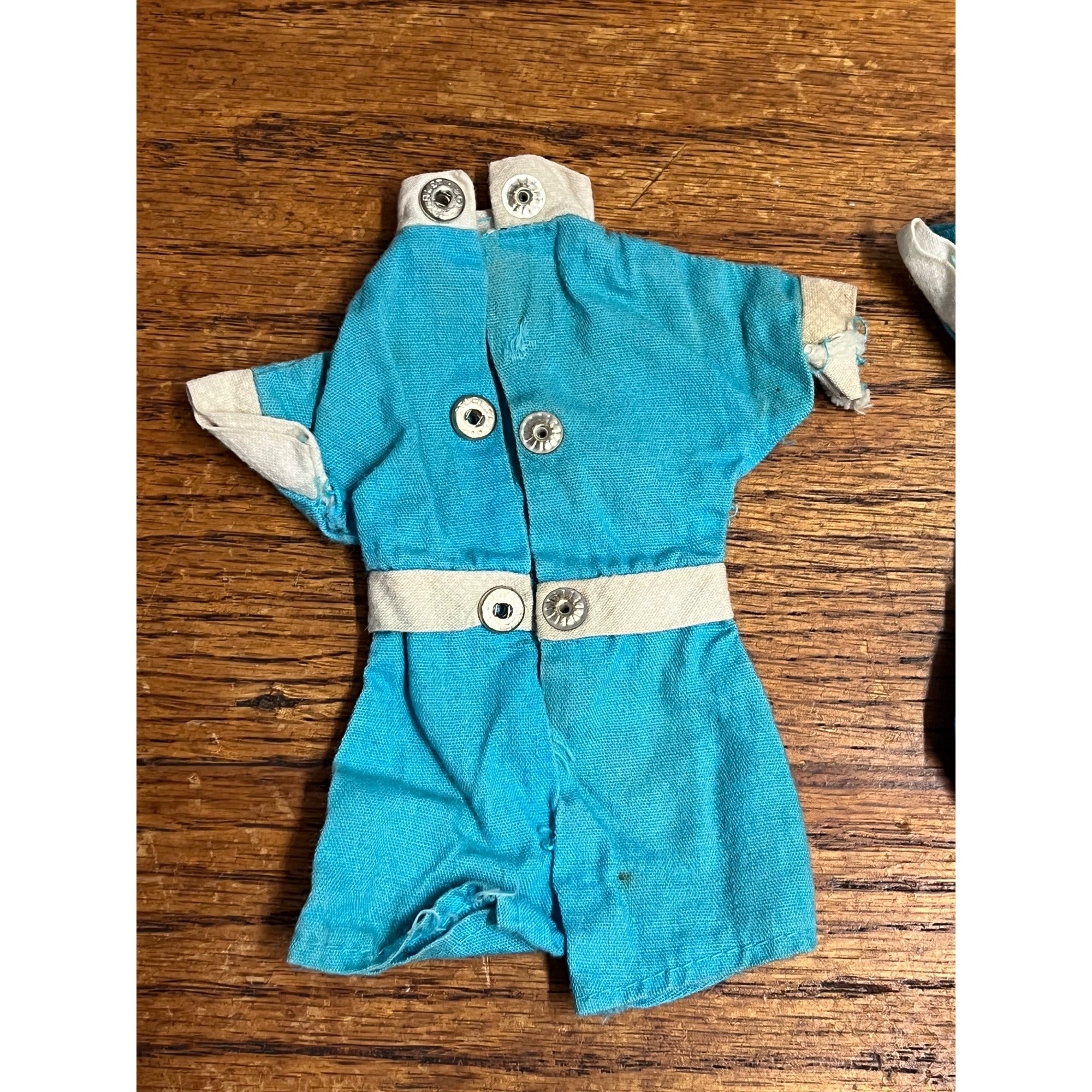 Vintage 1960s Ideal Tammy Doll Family Outfit Original Blue Dress Playsuits Lot