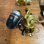Lot of Accucast Tundra Ice Fishing and FIshing Spinning Fishing Reels Denali