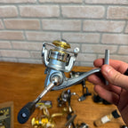 Lot of Accucast Tundra Ice Fishing and FIshing Spinning Fishing Reels Denali