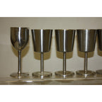 Vintage 1960s Old Hall Stainless Wine Goblets Cups MCM Robert Welch Set of (24)