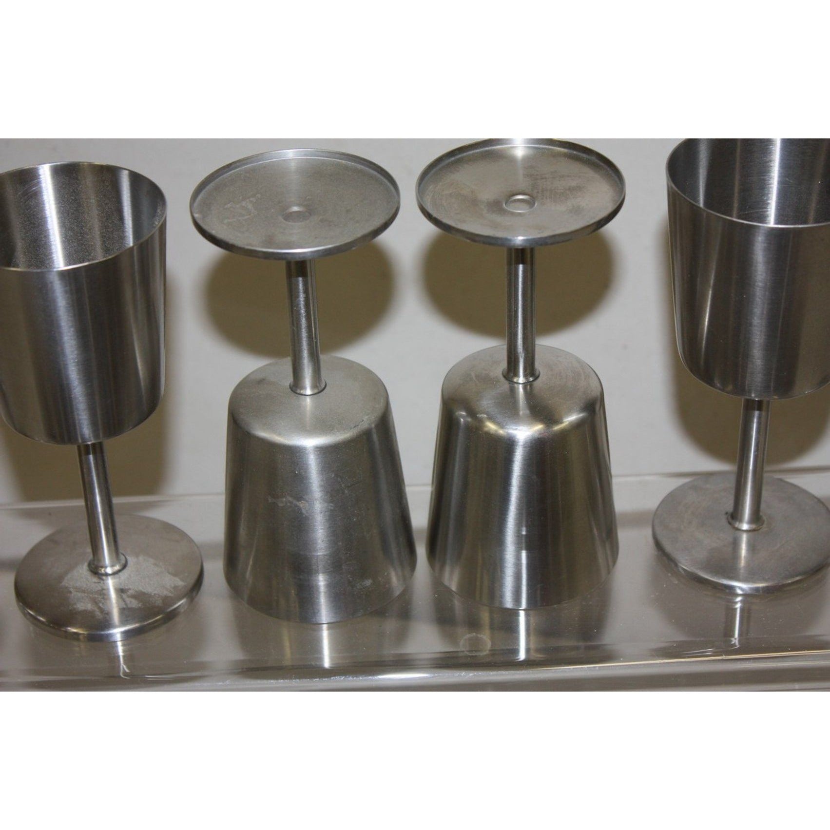 Vintage 1960s Old Hall Stainless Wine Goblets Cups MCM Robert Welch Set of (24)