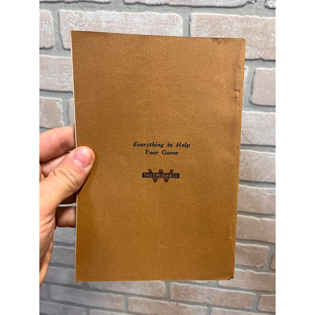 1918 Wilson Athletic Library Beginners' Tennis by Eleanore Tennant Guide Book