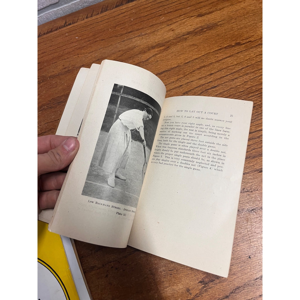 1918 Wilson Athletic Library Beginners' Tennis by Eleanore Tennant Guide Book