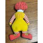 Vintage 1980s Ronald McDonald 15” Plush Doll Stuffed Toy McDonalds Promo