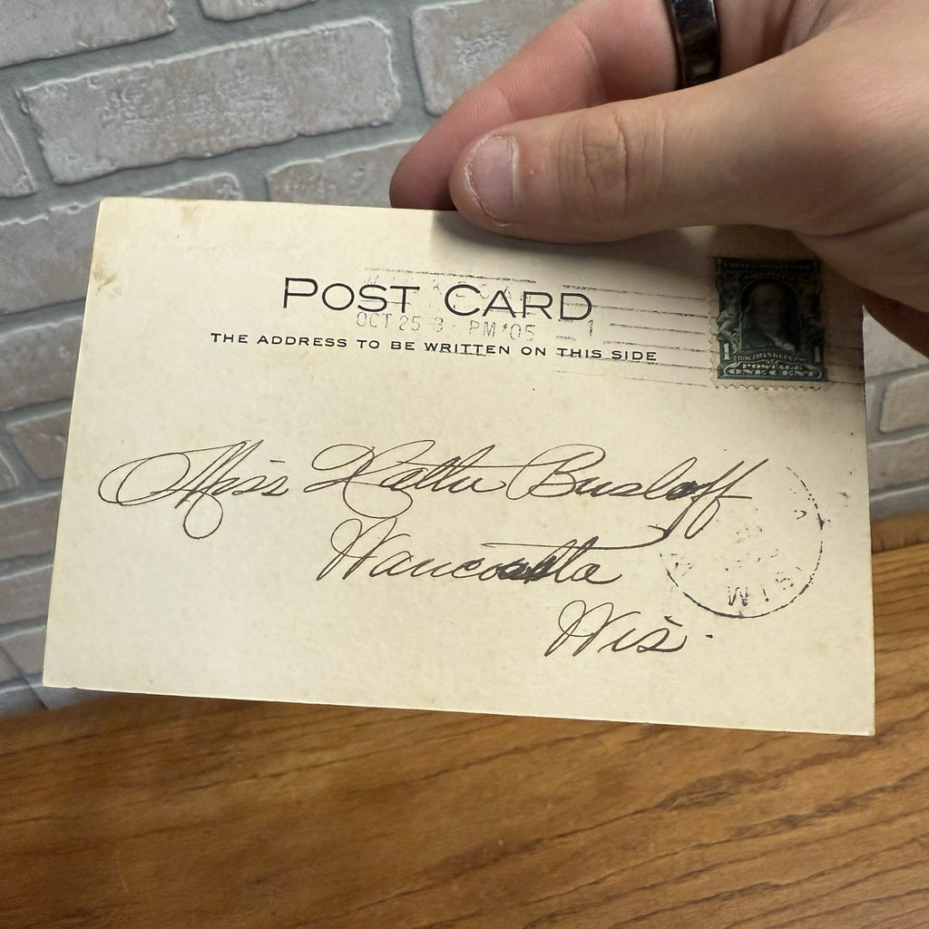 Waukegan Illinois RPPC Postcard Jane McAlister Hospital