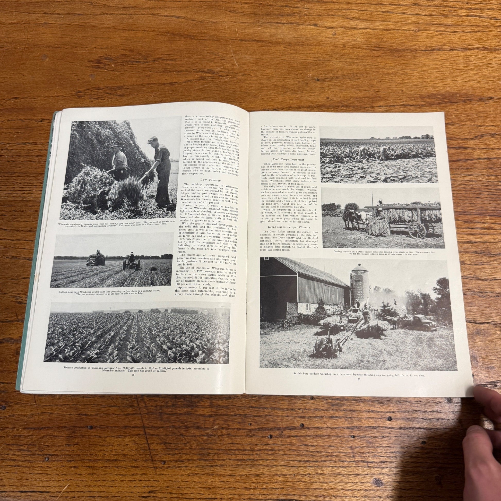 1939  Wisconsin Dept. of Agriculture & Markets Bulletin No. 201 Great Photos