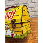 Vintage 1968 Snoopy School Dome Metal Lunchbox - No Thermos