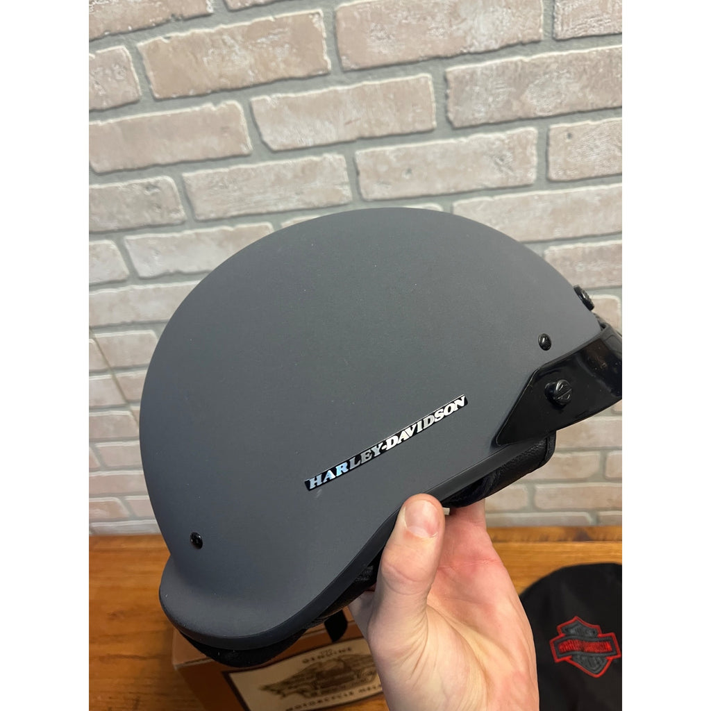 Harley-Davidson Men's Spoiler Helmet Asphalt Black 97355-01V SMALL