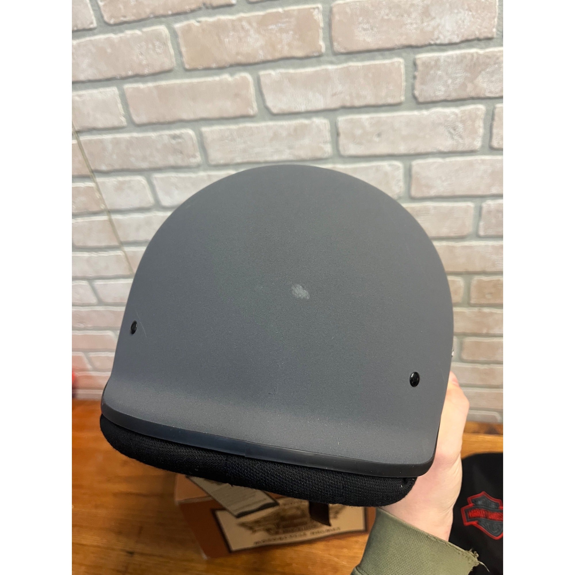 Harley-Davidson Men's Spoiler Helmet Asphalt Black 97355-01V SMALL
