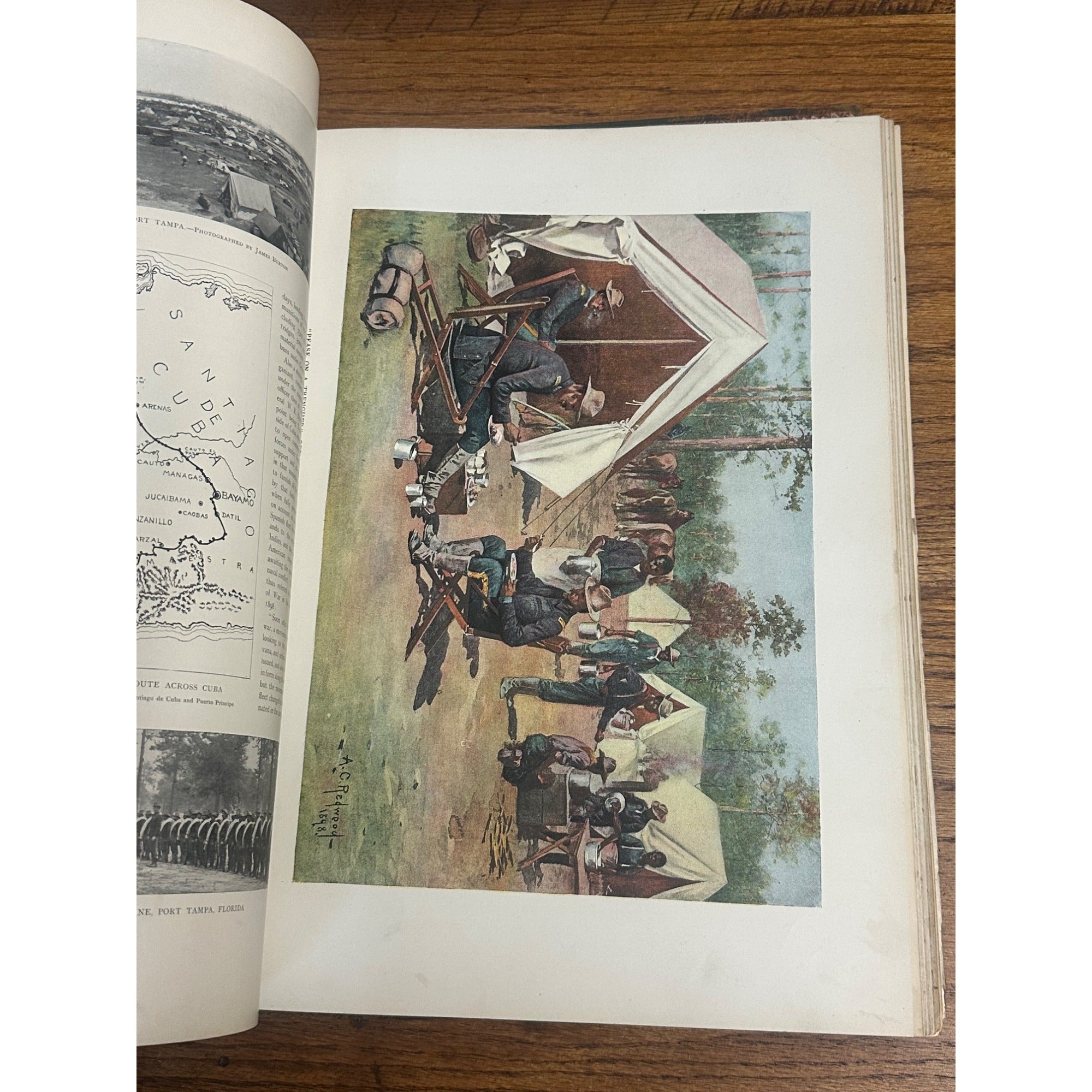 Original Harper's Pictorial History of the War with Spain 1899 Complete Hardcover