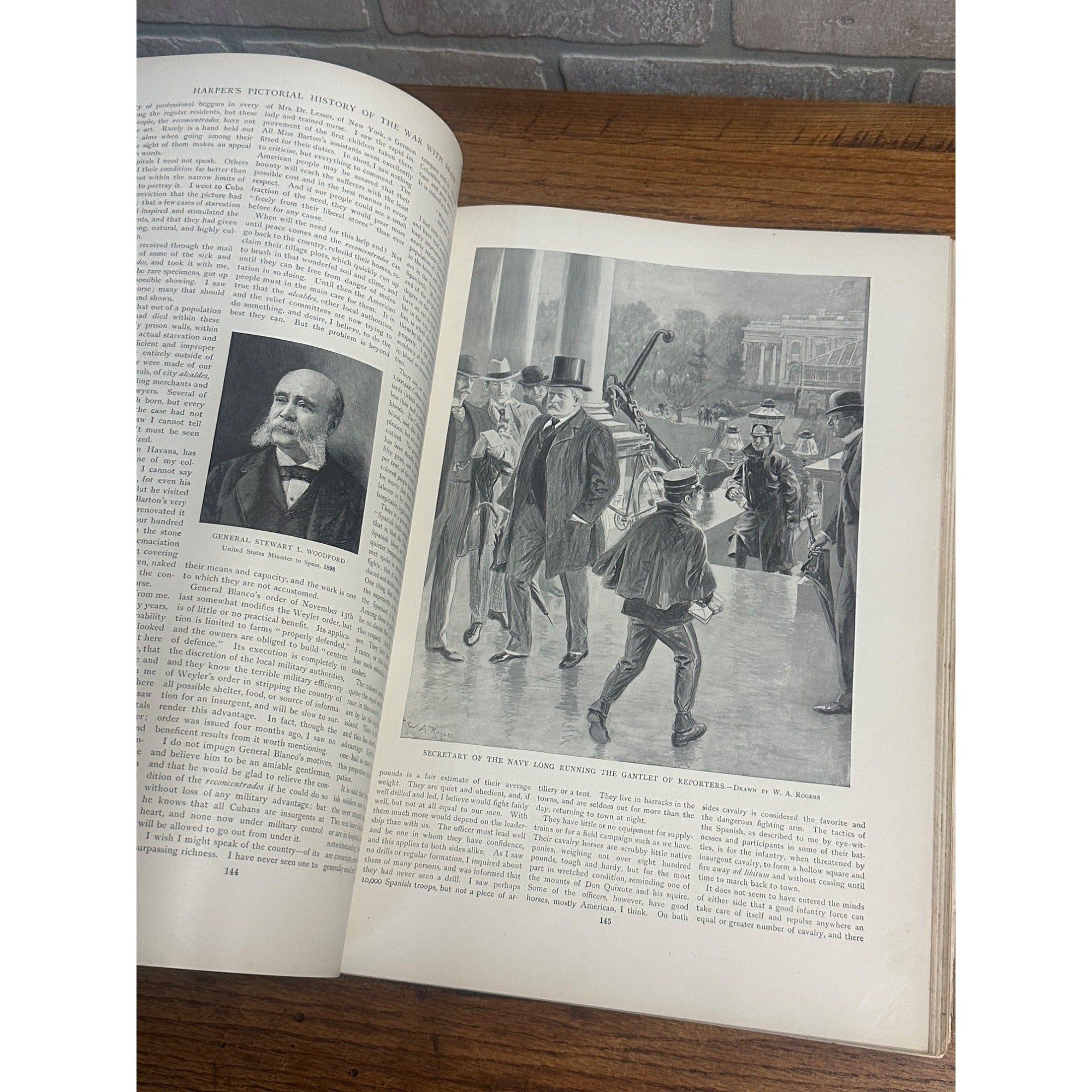 Original Harper's Pictorial History of the War with Spain 1899 Complete Hardcover