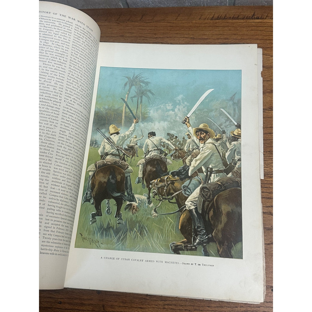 Original Harper's Pictorial History of the War with Spain 1899 Complete Hardcover