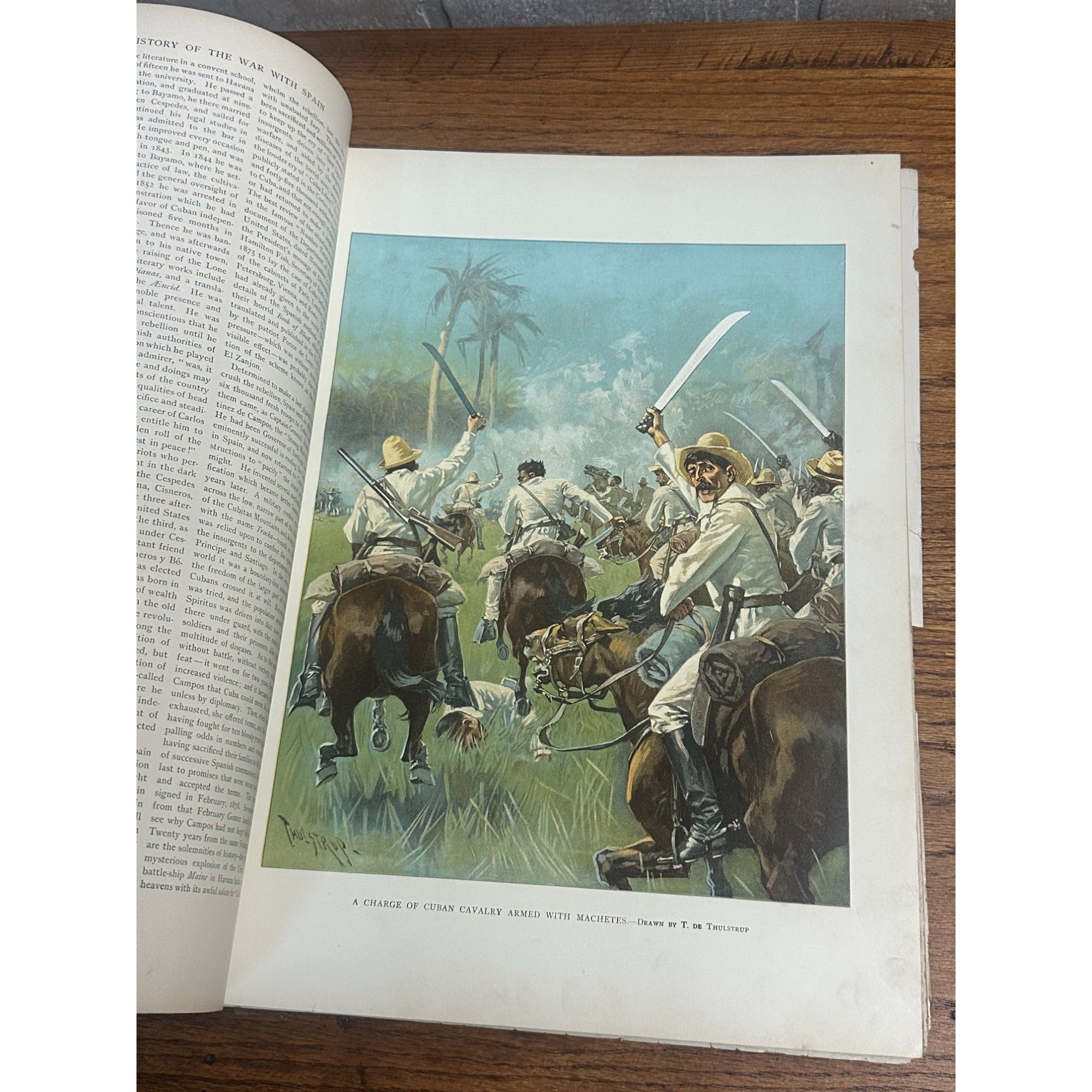 Original Harper's Pictorial History of the War with Spain 1899 Complete Hardcover