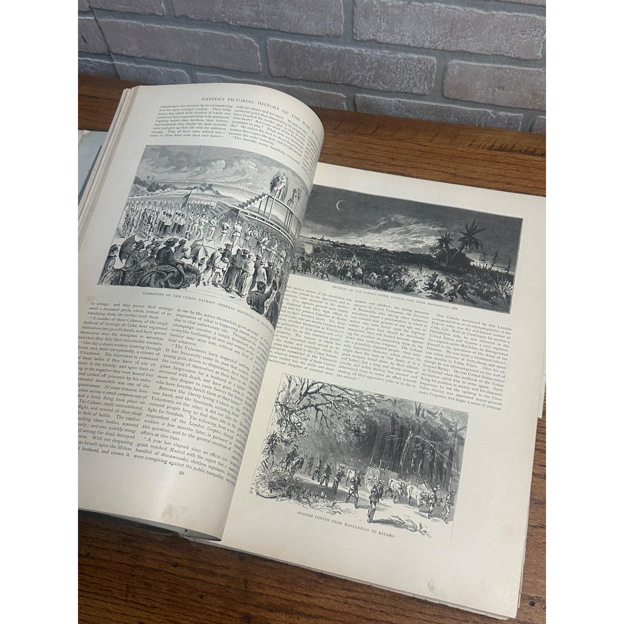 Original Harper's Pictorial History of the War with Spain 1899 Complete Hardcover