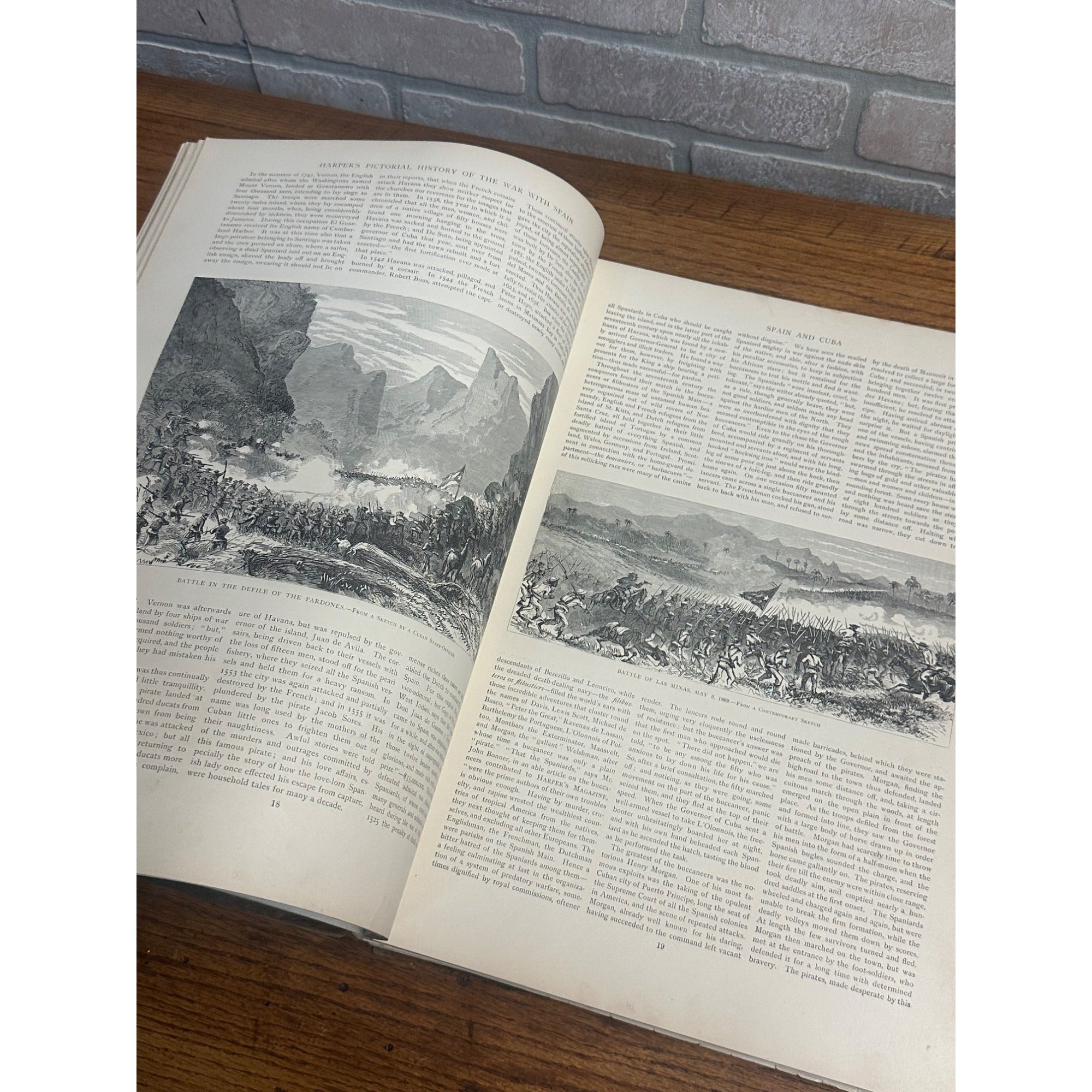 Original Harper's Pictorial History of the War with Spain 1899 Complete Hardcover