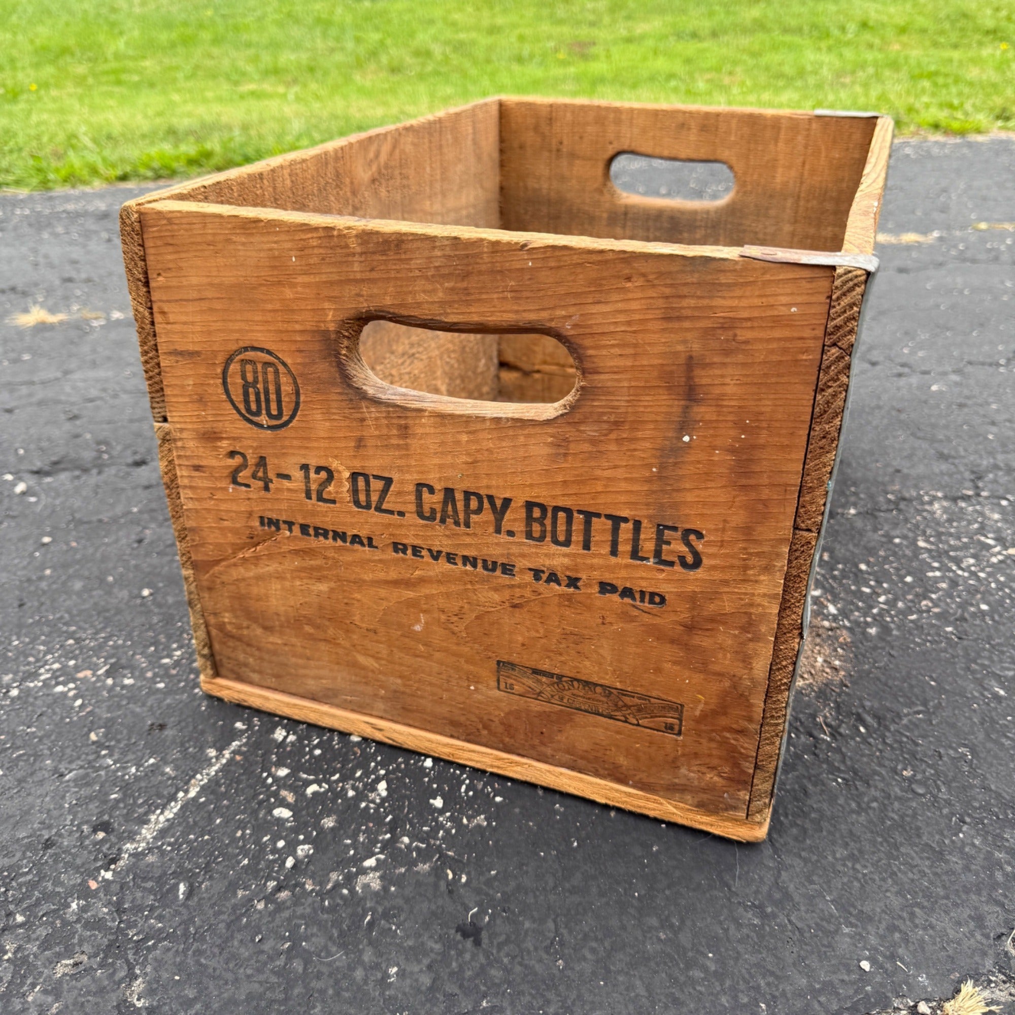 Pre-Prohibition Theo. Hamm's Brewing Co. St Paul MN Wooden Beer Crate Case Box