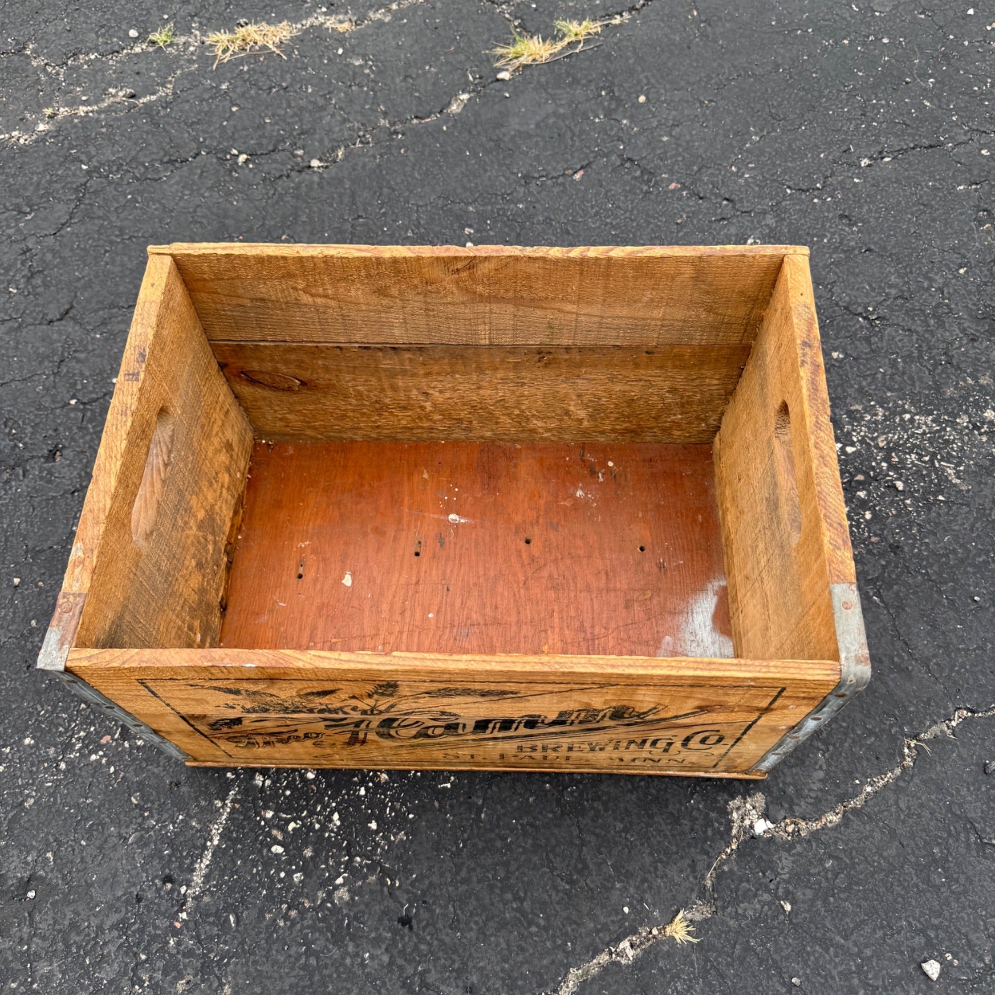 Pre-Prohibition Theo. Hamm's Brewing Co. St Paul MN Wooden Beer Crate Case Box