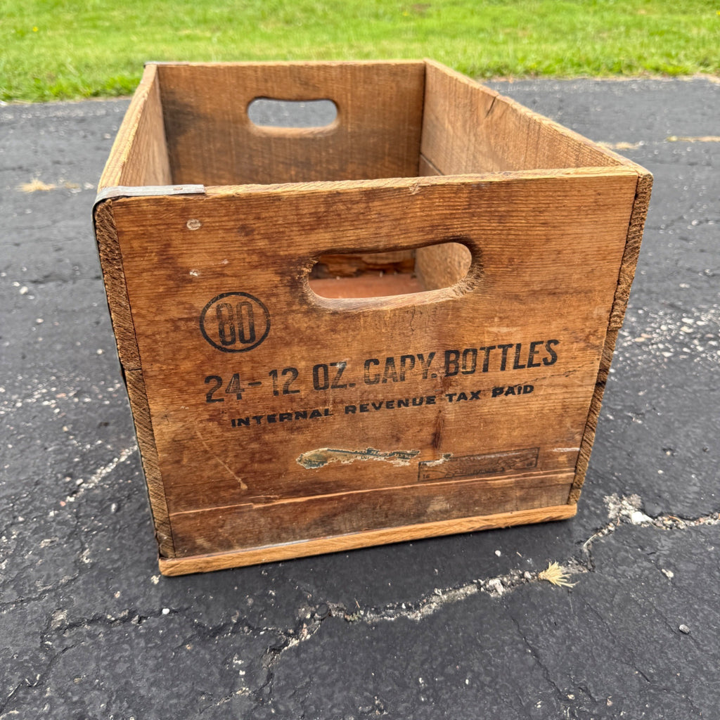 Pre-Prohibition Theo. Hamm's Brewing Co. St Paul MN Wooden Beer Crate Case Box