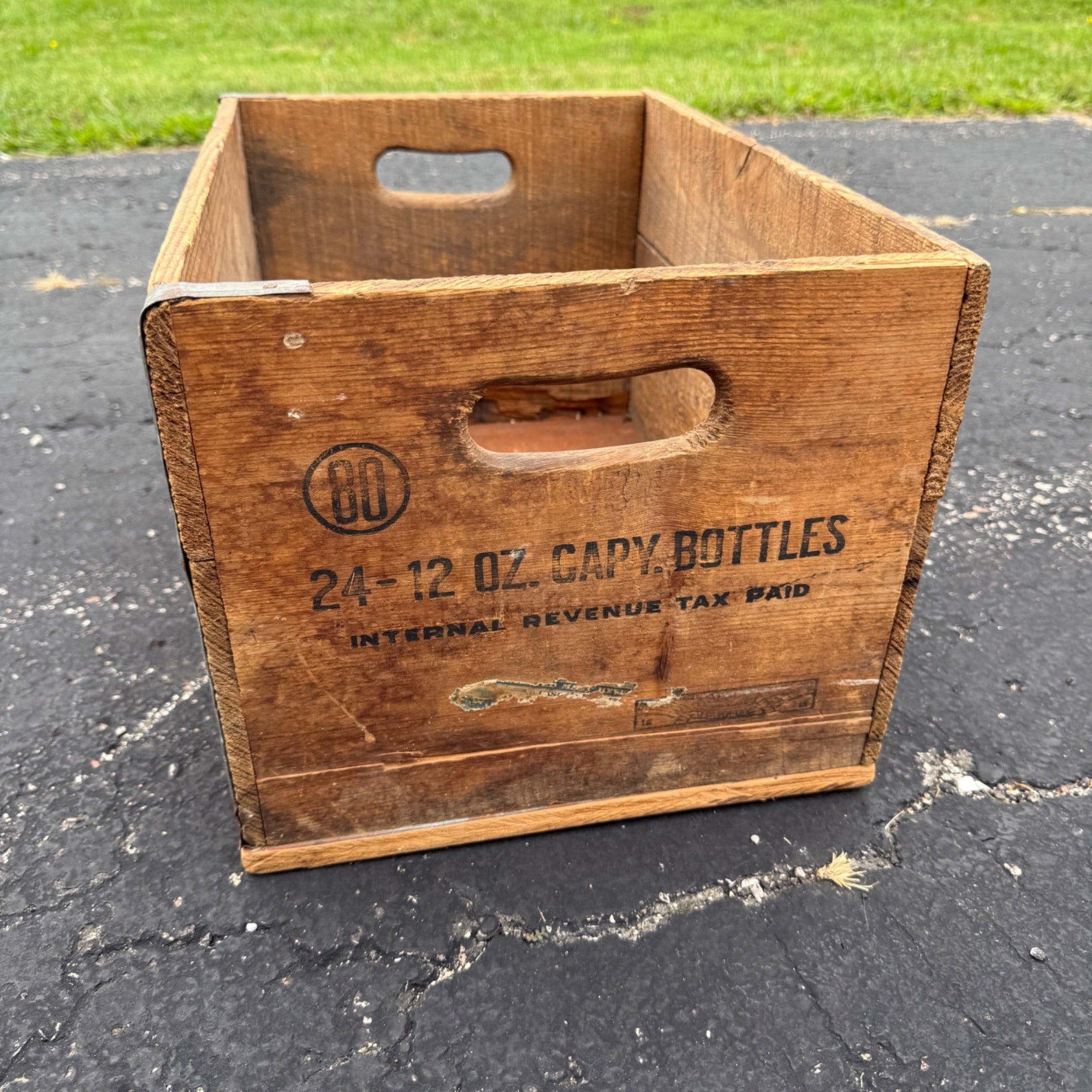 Pre-Prohibition Theo. Hamm's Brewing Co. St Paul MN Wooden Beer Crate Case Box