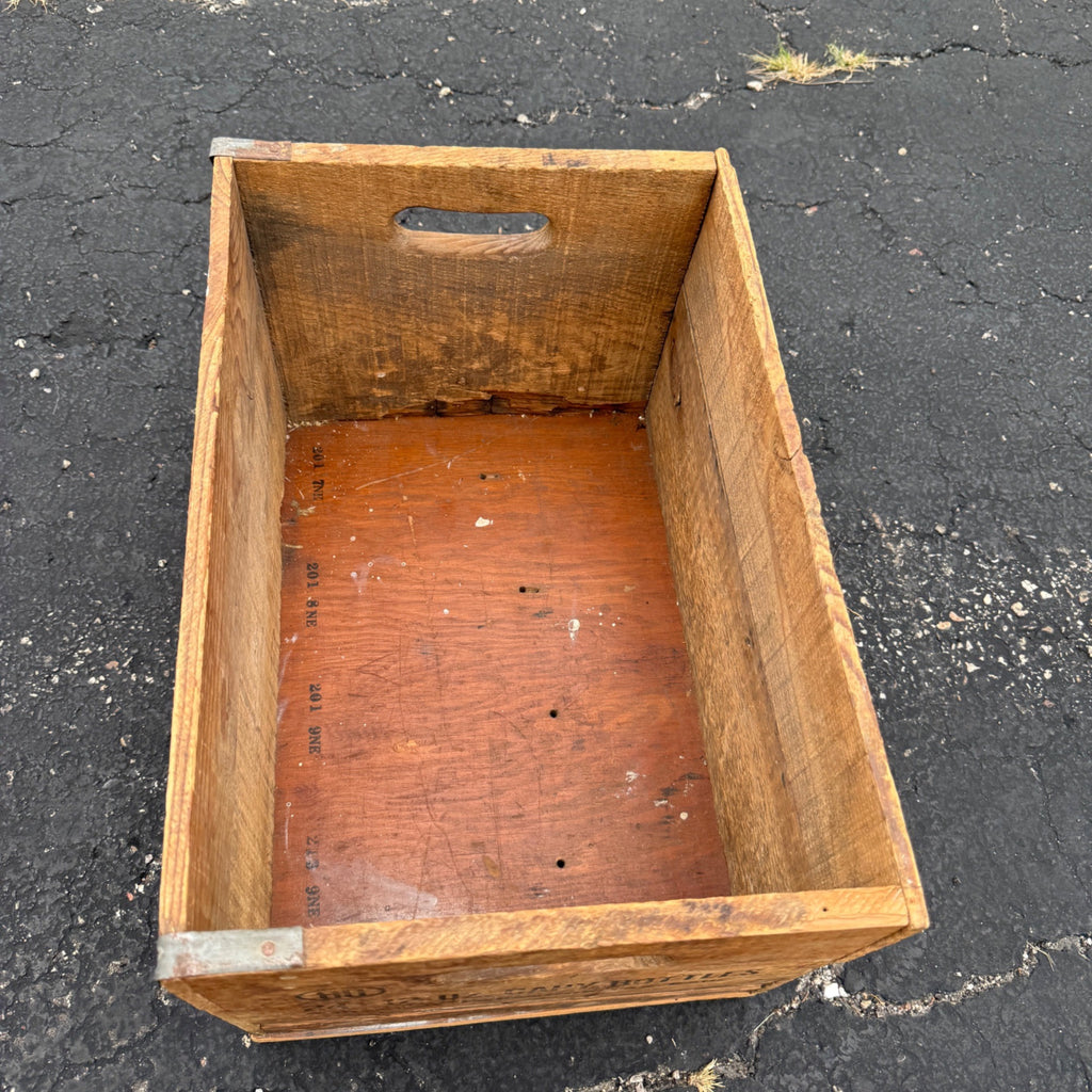 Pre-Prohibition Theo. Hamm's Brewing Co. St Paul MN Wooden Beer Crate Case Box