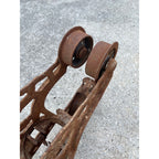 Antique F.E. Myer O.K. Unloader Cast Iron Farm Hay Trolley Barn Equipment